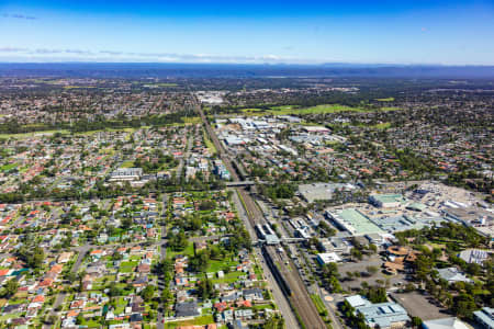 Aerial Image of MOUNT DRUITT SHOPS AND TRAIN STATION