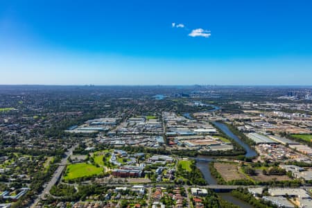 Aerial Image of WESTERN SYDNEY UNIVERSITY PARRAMATTA CAMPUS