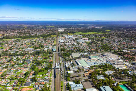 Aerial Image of MOUNT DRUITT SHOPS AND TRAIN STATION