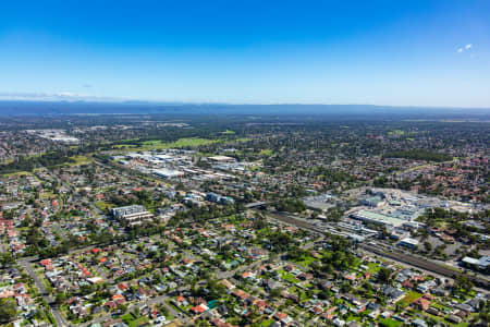 Aerial Image of MOUNT DRUITT SHOPS AND TRAIN STATION