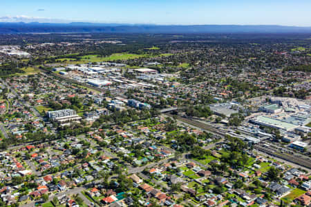 Aerial Image of MOUNT DRUITT SHOPS AND TRAIN STATION