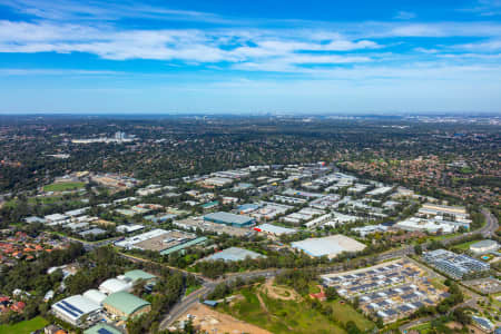 Aerial Image of CASTLE HILL SHOWGROUND BUSINESS PARK
