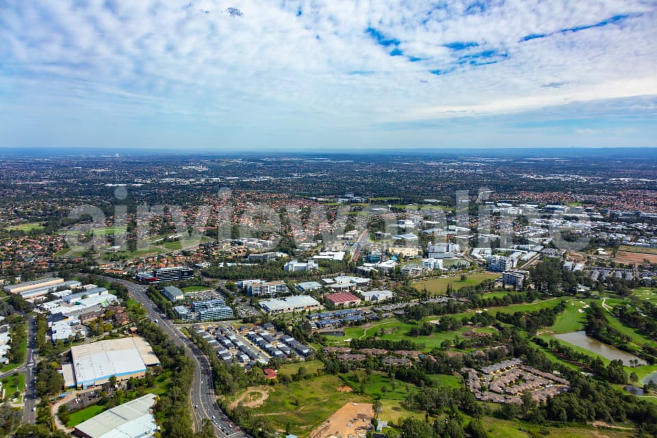 Aerial Image of The Hills Shire Council