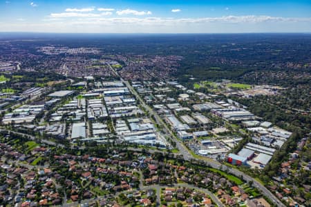 Aerial Image of CASTLE HILL SHOWGROUND BUSINESS PARK