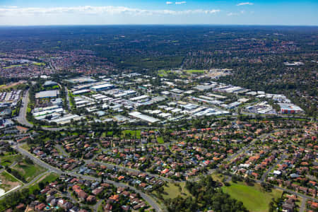 Aerial Image of CASTLE HILL SHOWGROUND BUSINESS PARK
