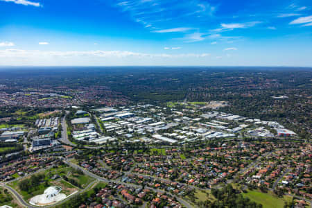 Aerial Image of CASTLE HILL SHOWGROUND BUSINESS PARK