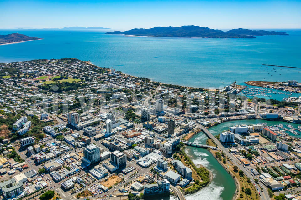 Aerial Image of Townsville, North Ward and Beligan Gardens