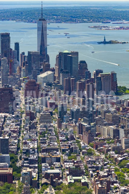 Aerial Image of Manhattan New York