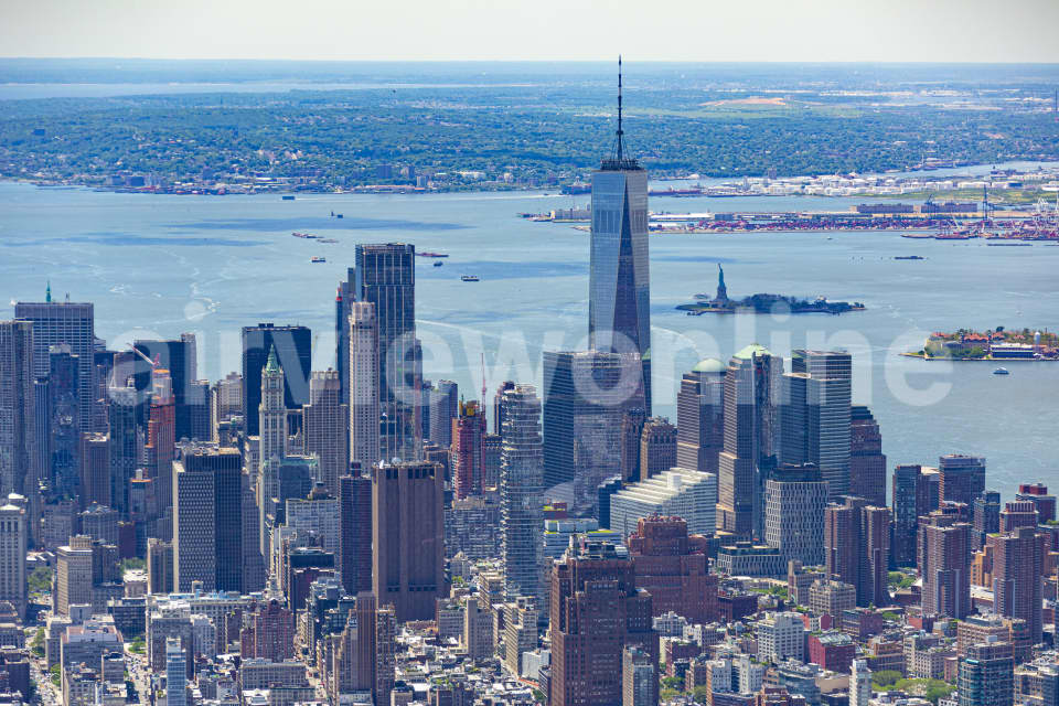 Aerial Image of Manhattan New York