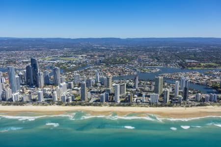 Aerial Image of SURFERS PARADISE, GOLD COAST SERIES