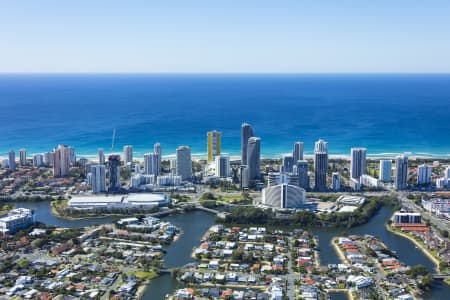 Aerial Image of GOLD COAST CONVENTION AND EXHIBITION CENTRE & THE STAR GOLD COAS