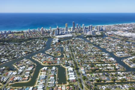 Aerial Image of BROADBEACH WATERS