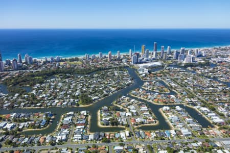 Aerial Image of BROADBEACH WATERS