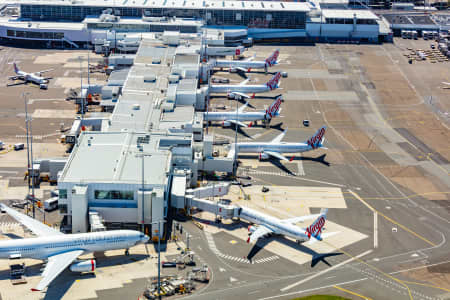 Aerial Image of SYDNEY DOMESTIC TERMINAL 18TH MARCH 2020