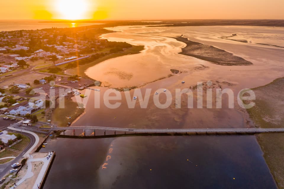 Aerial Image of Swan Bay and Queenscliff