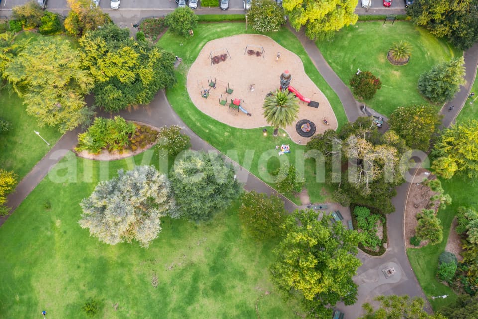 Aerial Image of Central Gardens in Hawthorn