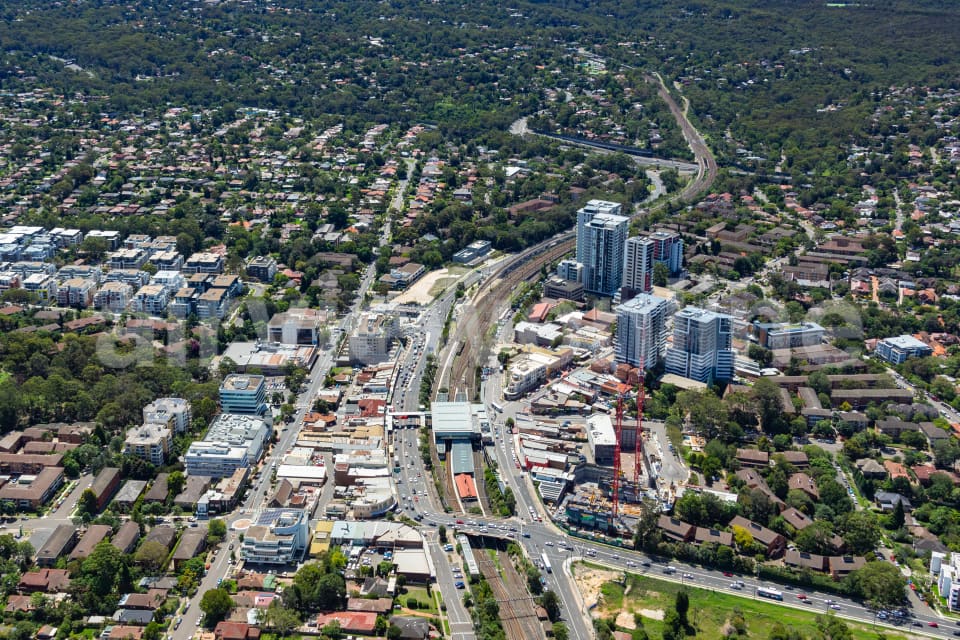 Aerial Image of Epping Station