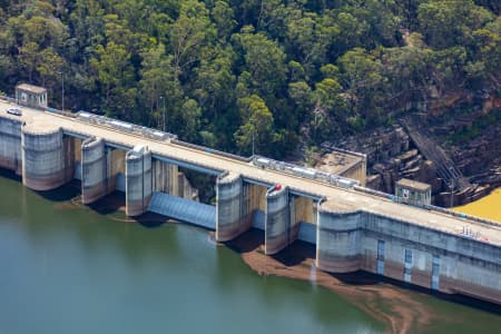 Aerial Image of WARRAGAMBA DAM AT 82% MARCH 2020