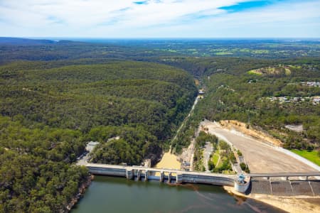 Aerial Image of WARRAGAMBA DAM AT 82% MARCH 2020