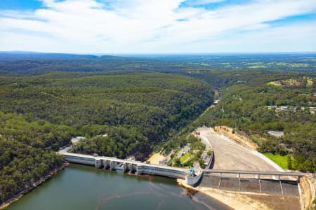 Aerial Image of WARRAGAMBA DAM AT 82% MARCH 2020