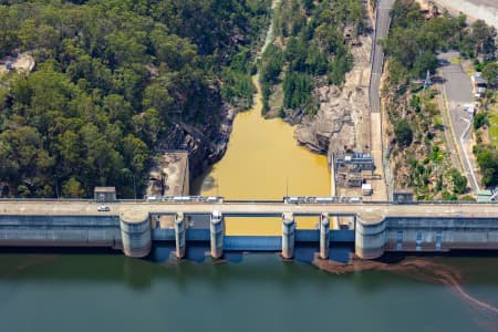 Aerial Image of WARRAGAMBA DAM AT 82% MARCH 2020