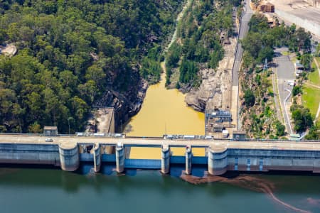 Aerial Image of WARRAGAMBA DAM AT 82% MARCH 2020
