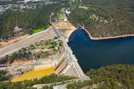 Aerial Image of WARRAGAMBA DAM AT 82% MARCH 2020