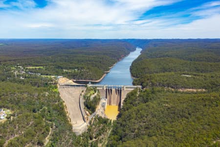 Aerial Image of WARRAGAMBA DAM AT 82% MARCH 2020