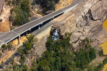 Aerial Image of WARRAGAMBA DAM AT 82% MARCH 2020