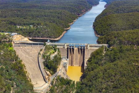 Aerial Image of WARRAGAMBA DAM AT 82% MARCH 2020