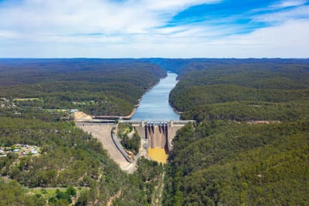 Aerial Image of WARRAGAMBA DAM AT 82% MARCH 2020