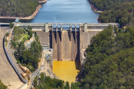 Aerial Image of WARRAGAMBA DAM AT 82% MARCH 2020