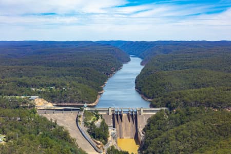 Aerial Image of WARRAGAMBA DAM AT 82% MARCH 2020