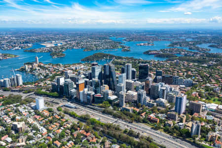 Aerial Image of NORTH SYDNEY CBD