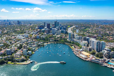 Aerial Image of NORTH SYDNEY CBD