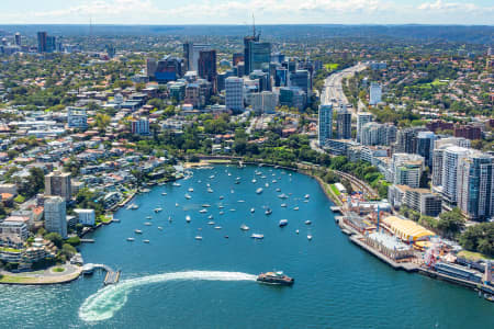 Aerial Image of LAVENDER BAY