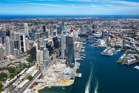 Aerial Image of CROWN CASINO DEVELOPMENT, BARANGAROO