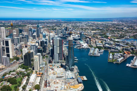 Aerial Image of CROWN CASINO DEVELOPMENT, BARANGAROO