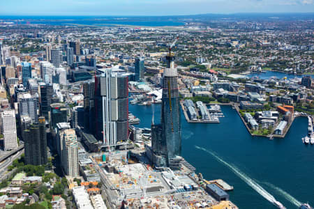 Aerial Image of CROWN CASINO DEVELOPMENT, BARANGAROO