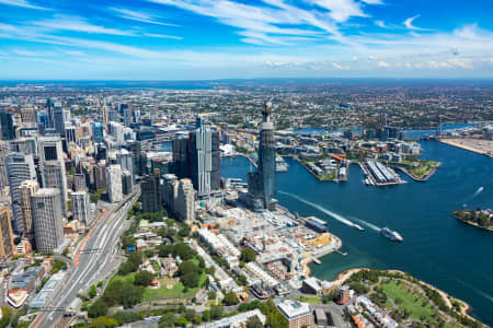 Aerial Image of CROWN CASINO DEVELOPMENT, BARANGAROO
