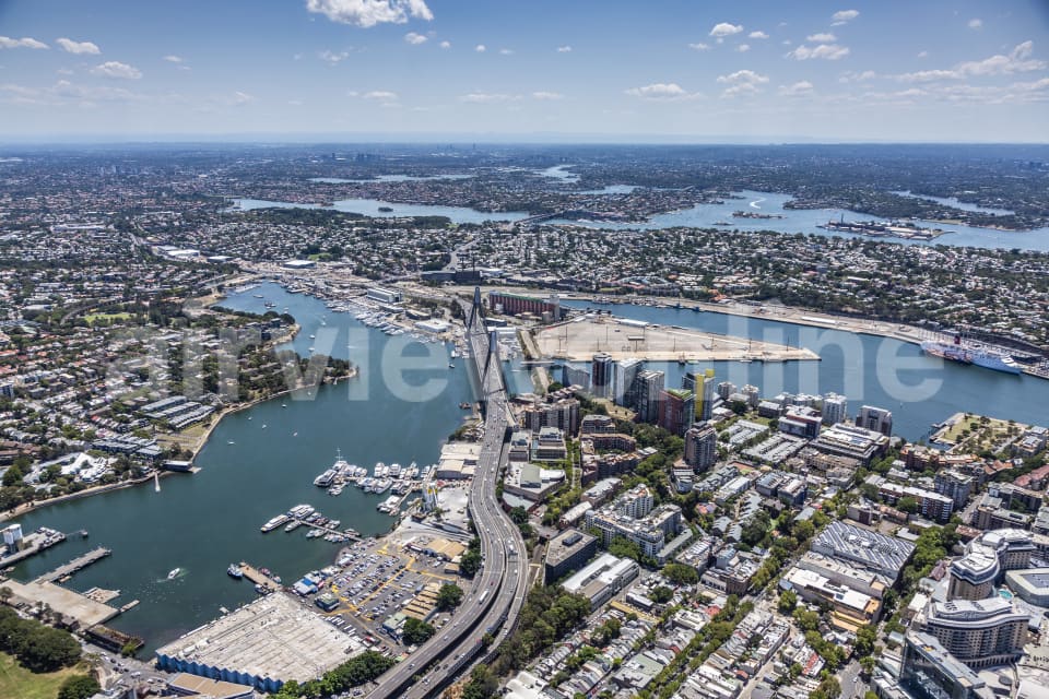 Aerial Image of Pyrmont