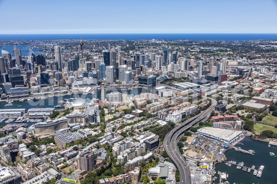Aerial Image of Pyrmont