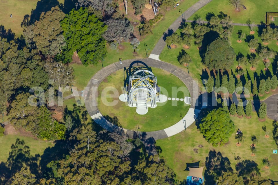 Aerial Image of Pioneers Memorial Park Leichhardt