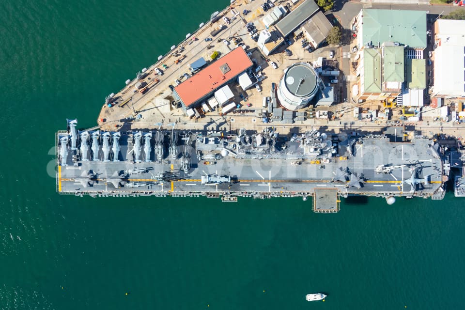 Aerial Image of Garden Island Royal Australian Navy Base