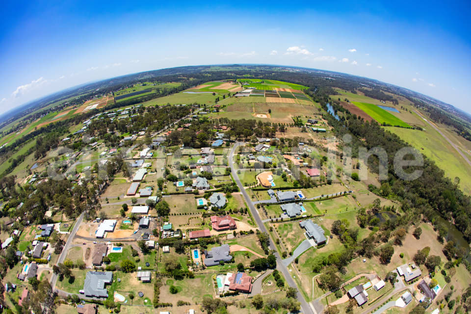 Aerial Image of Ellis Lane Fisheye