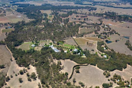 Aerial Image of PEPPER TREE WINES POKOLBIN HUNTER VALLEY