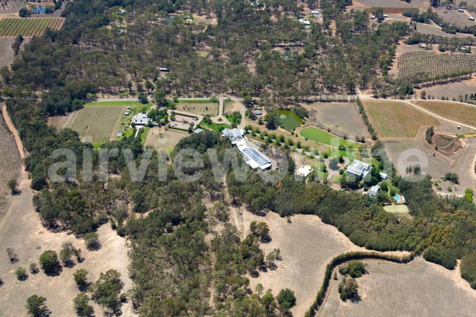 Aerial Image of Pepper Tree Wines Pokolbin Hunter Valley