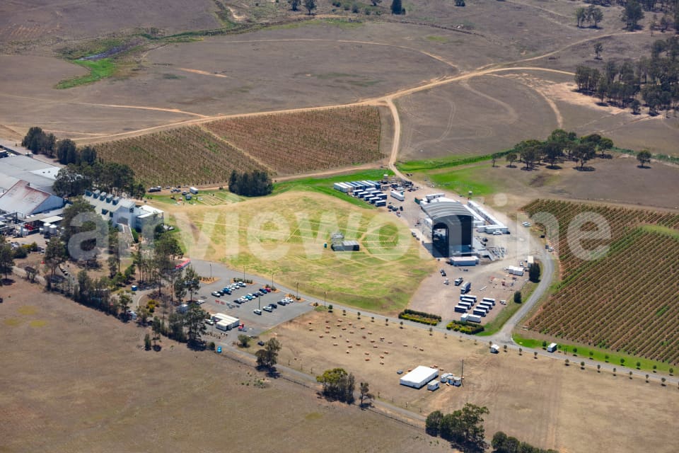 Aerial Image of Hope Estate Pokolbin