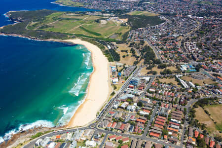 Aerial Image of MAROUBRA BEACH AND HOMES