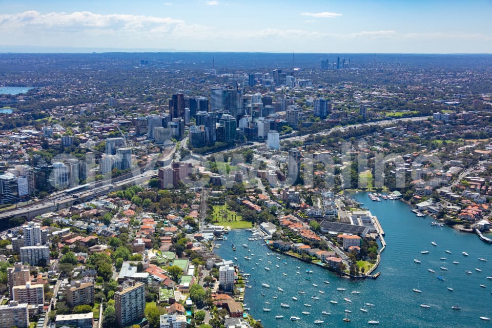 Aerial Image of Milson Park Neutral Bay